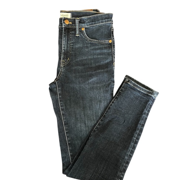 Madewell | 9” High Rise Skinny Jeans | Size 27, Dark Wash - Picture 1 of 5